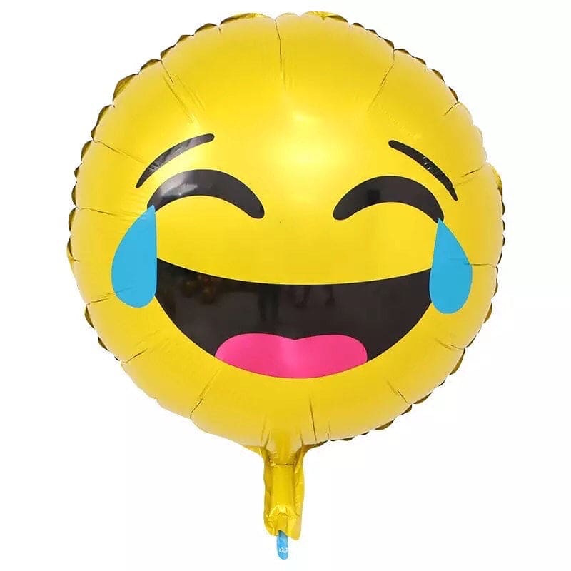 Set of 6 Cute Emoji's Foil Balloon's, Smiley Face Expression Balloon's, Cartoon Festive Decorations Balloon's