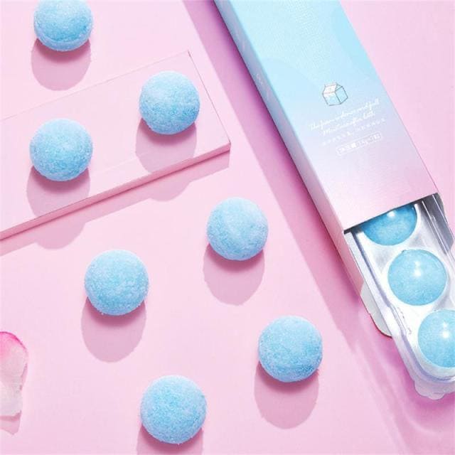 Refresh Moisturizer Milk Smoothness Candy, Zooson Candy Bath Ball, Milk Smoothness Candy Bath Ball, Tender Recover Care Whitening Compact Prevent Bask Skin, Body Skin Bath Bomb