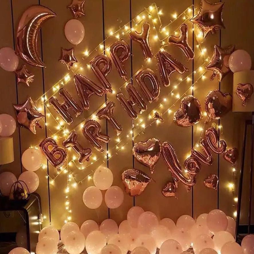 All Mine Love Balloons Deal, Happy Birthday/Anniversary Deal, Birthday Decorations Balloons Deal