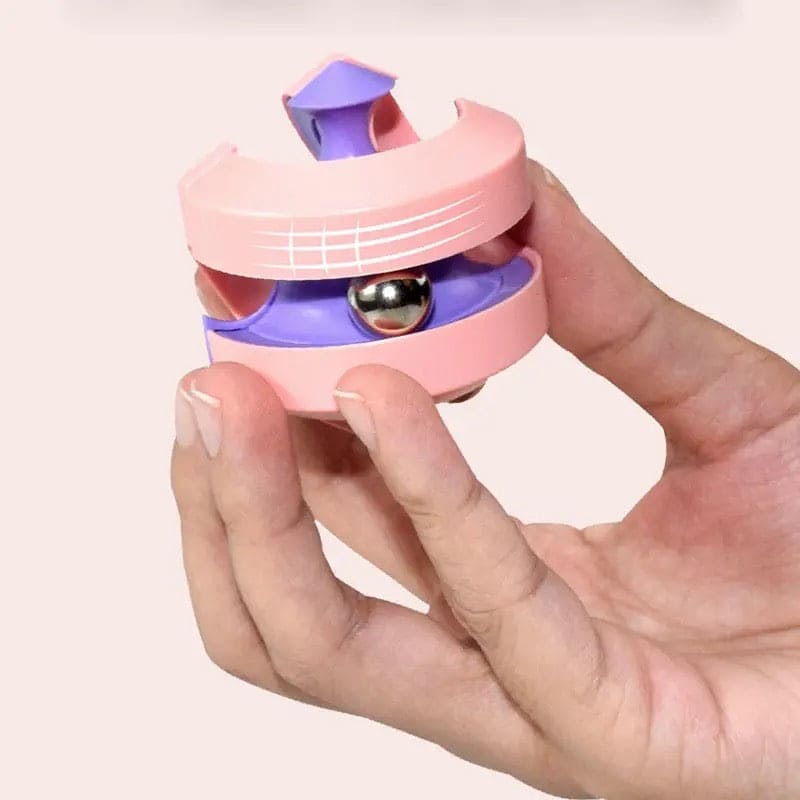 Orbit Ball Cube, Rotating Marble Track Magical Bead Orbit Ball, Fingertip Decompression Infinity Cube Spinner, Fingertip Anti stress Toy Rotating Balls, Anti Stress Sensory Toy, Creative Rotary Finger Track Ball, Fingertip Cube Gyroscope