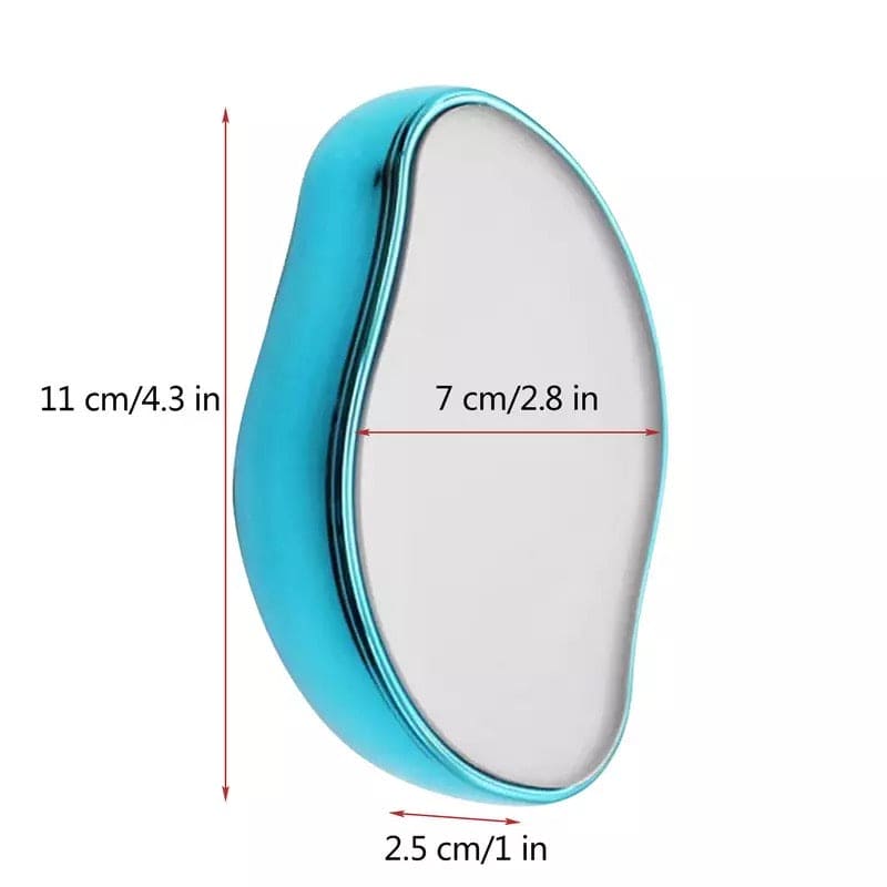 Crystal Hair Removal Device, Nano Glass Sanding Device, Crystal Physical Hair Removal Eraser, Glass Hair Remover Painless Epilator,  Easy Cleaning Reusable Body Care Depilation Tool