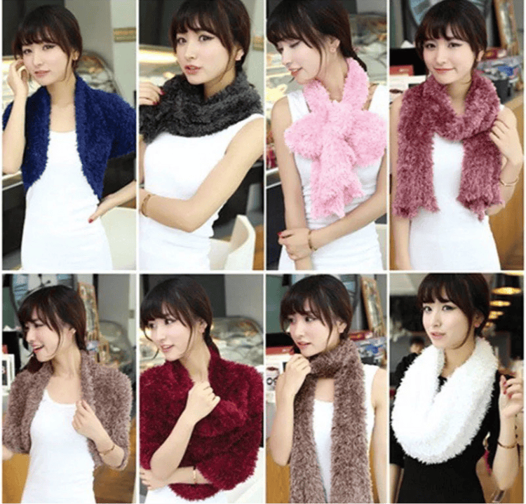 Multi-functional Magic Scarf, Faux Scarves For Women, Scarf Knit Shawl Many Different Ways To Wear