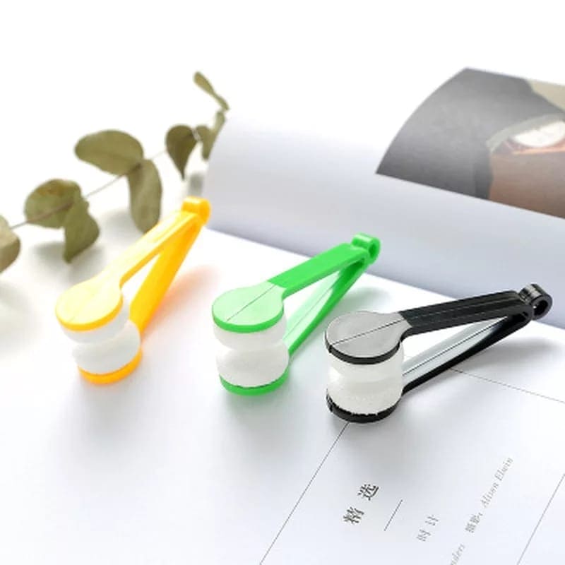 Mini Glasses Cleaning Wipe, Multifunctional Portable Super Soft Glasses Wipe, Double-sided Microfiber Glasses Brush, Microfiber Spectacles Cleaner, Microfiber Glasses Eyeglasses Cleaner