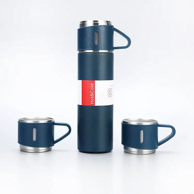 Coffee Flask +Coffee Mug, Stainless Steel vacuum For Hot Coffee or Cold Tea  17Oz