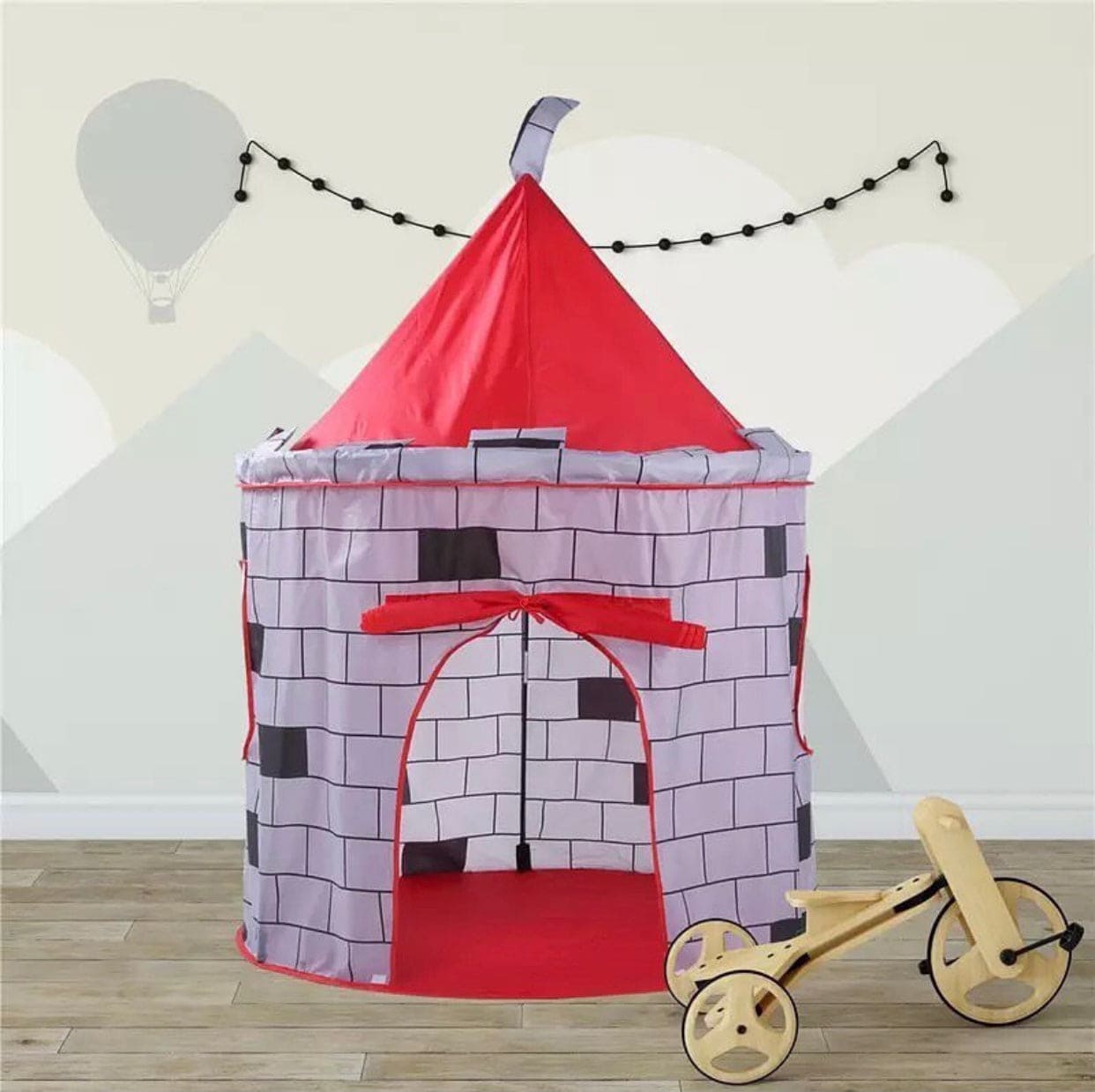 Foldable Fort Style Outdoor Camping Tent, Indoor & Outdoor Large Kids Play Tent, Durable Kids Playhouse, Foldable Storage Pop Up Tent
