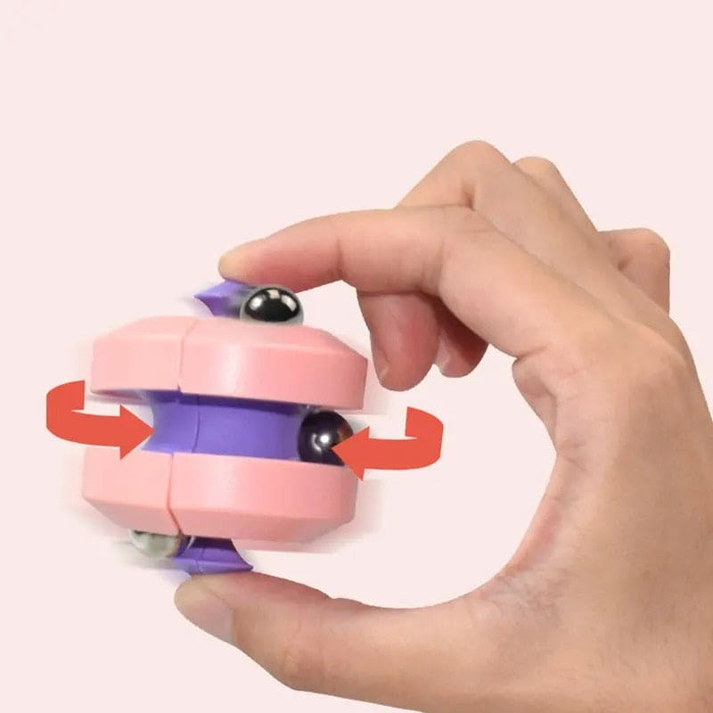 Orbit Ball Cube, Rotating Marble Track Magical Bead Orbit Ball, Fingertip Decompression Infinity Cube Spinner, Fingertip Anti stress Toy Rotating Balls, Anti Stress Sensory Toy, Creative Rotary Finger Track Ball, Fingertip Cube Gyroscope