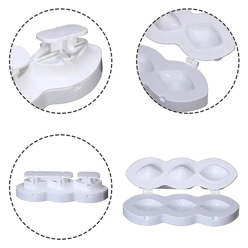 Manual Kabab Maker, Plastic Meatball Mold, Kitchen Homemade Stuffed Meatballs Maker, Kebbah Ballers Makers, Rugby Shape Meatball Mold, Stuffed Meatballs Apparatus, Fried Kebbah Kitchen Cooking Tools
