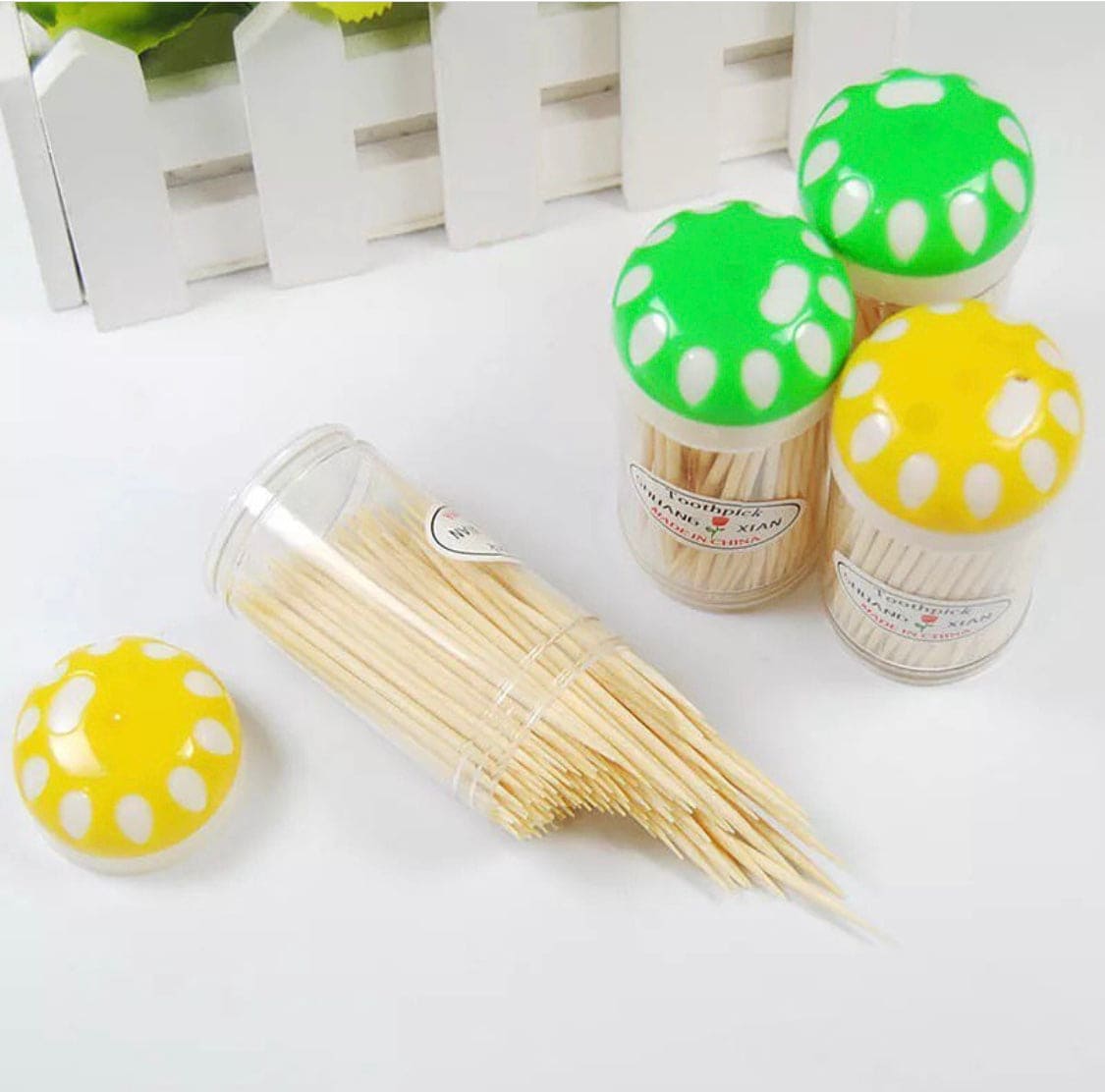 150 Pcs Bamboo Stick, Wedding Festival Party Decorations Disposable Fruit Sticks Natural Bamboo Portable