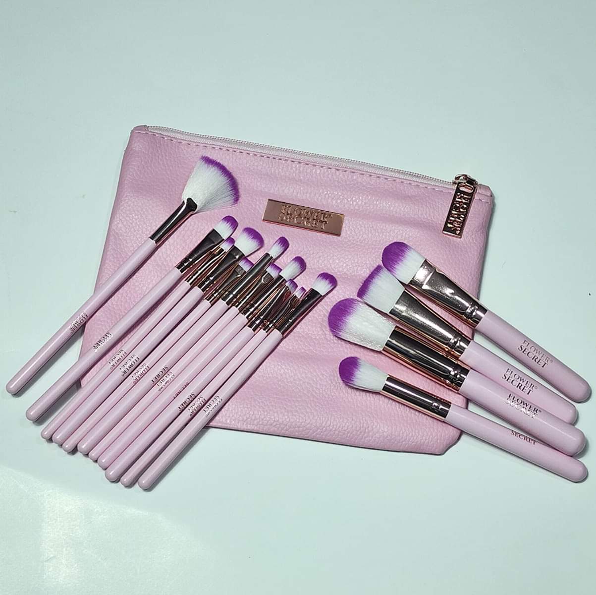 Set Of 15 Mini Travel Portable Soft Makeup Brushes Set, Makeup Brushes Set, Professional Makeup Brushes, Travel Cosmetic Brushes Set with Bag, Blending Complete Brushes & Kits