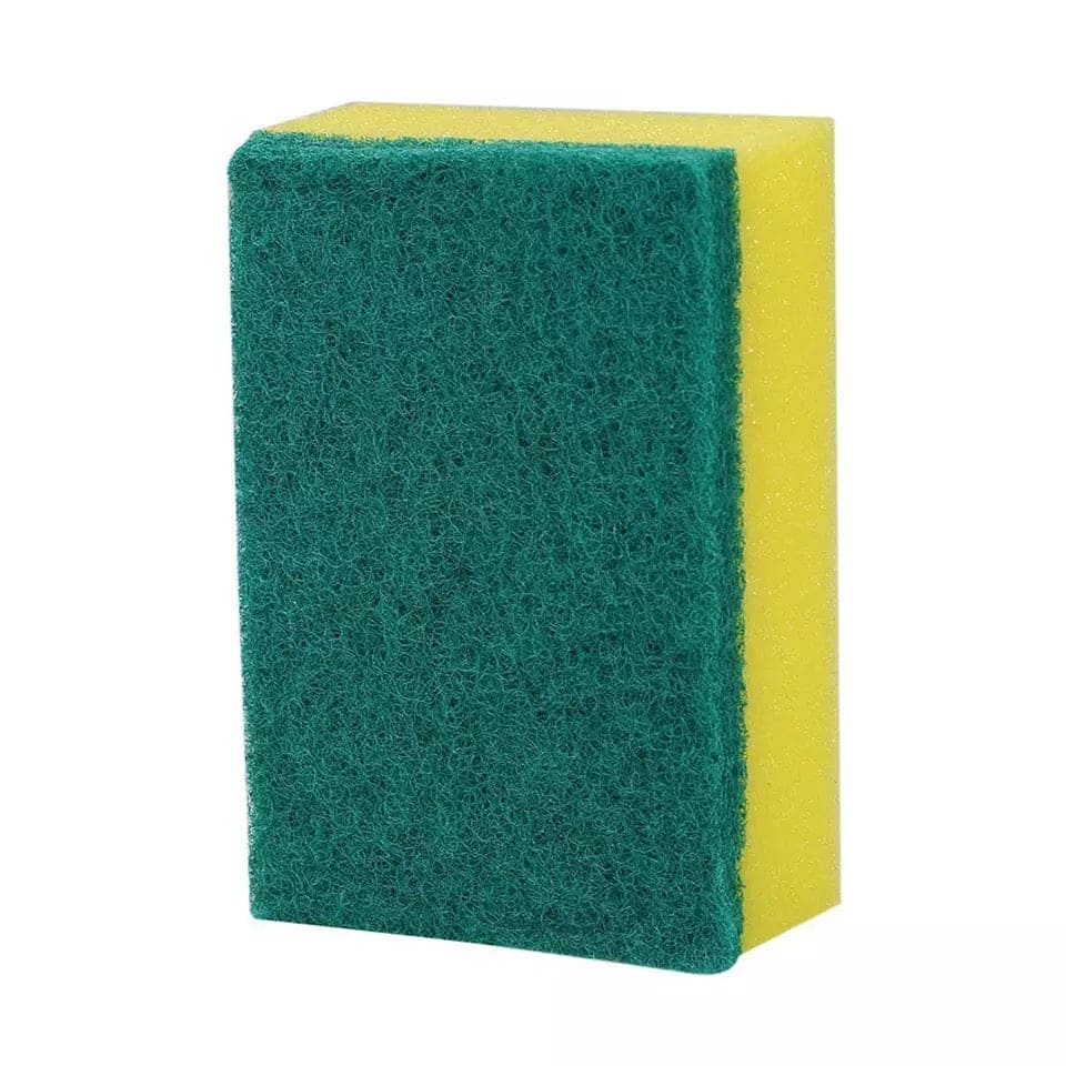6 Pcs Double Sided Dishwashing Sponge, Emery Magic Cleaning Sponge