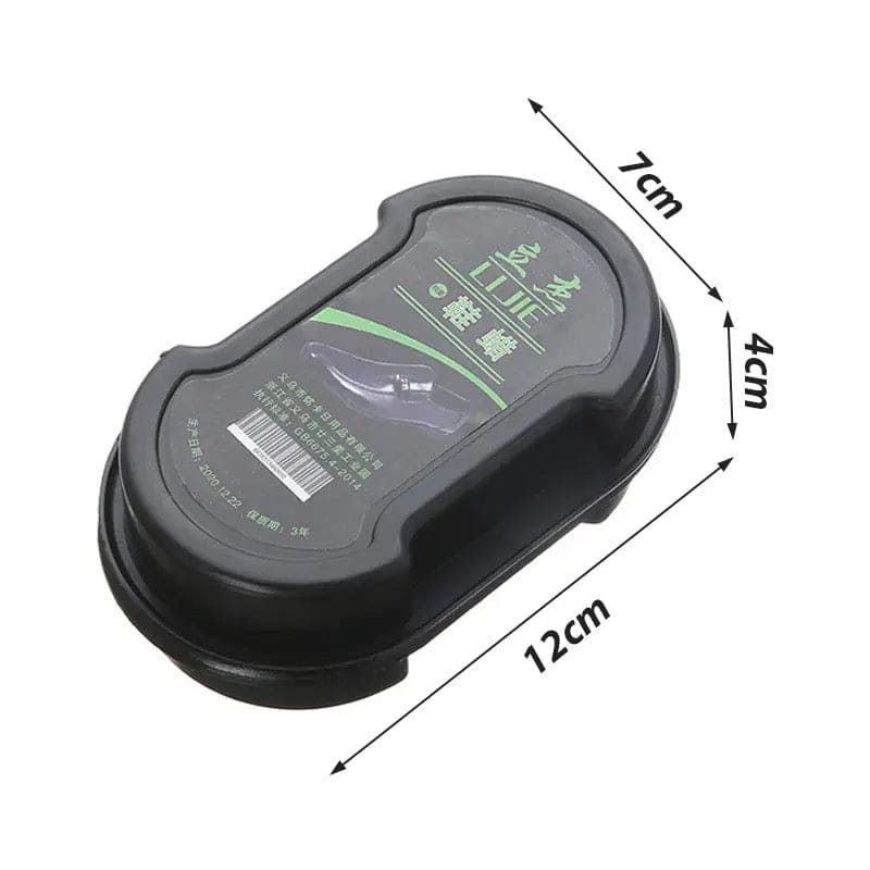 Double Face Shoe Polish, Colorless Shoe Wax Brush, Shoes Cleaning Cleaner, Quick Polish Shoes Cleaning Brush, Liquid Cleaning Wax Leather Polishing Sponge, Boot & Shoe Shine Polish