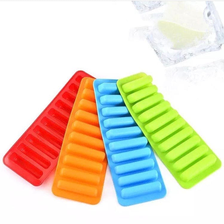 Cylindrical Ice Cube Tray, Silicone Ice Molds