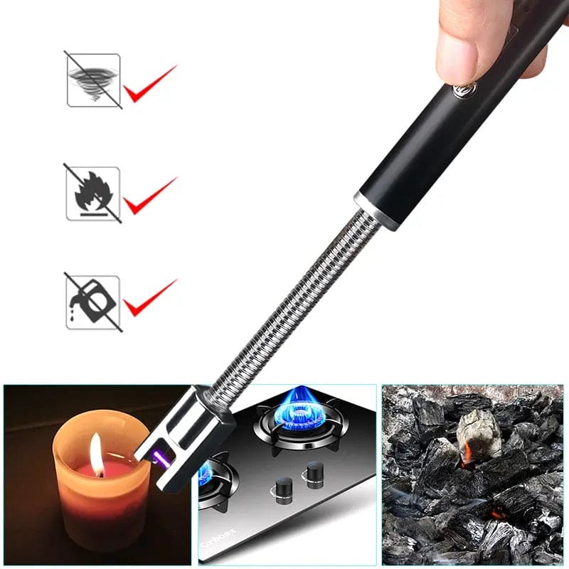 Kitchen Lighter Components Electric Arc Lighter, Useful BBQ Flameless Plasma ignitor, Outdoor Kit ...