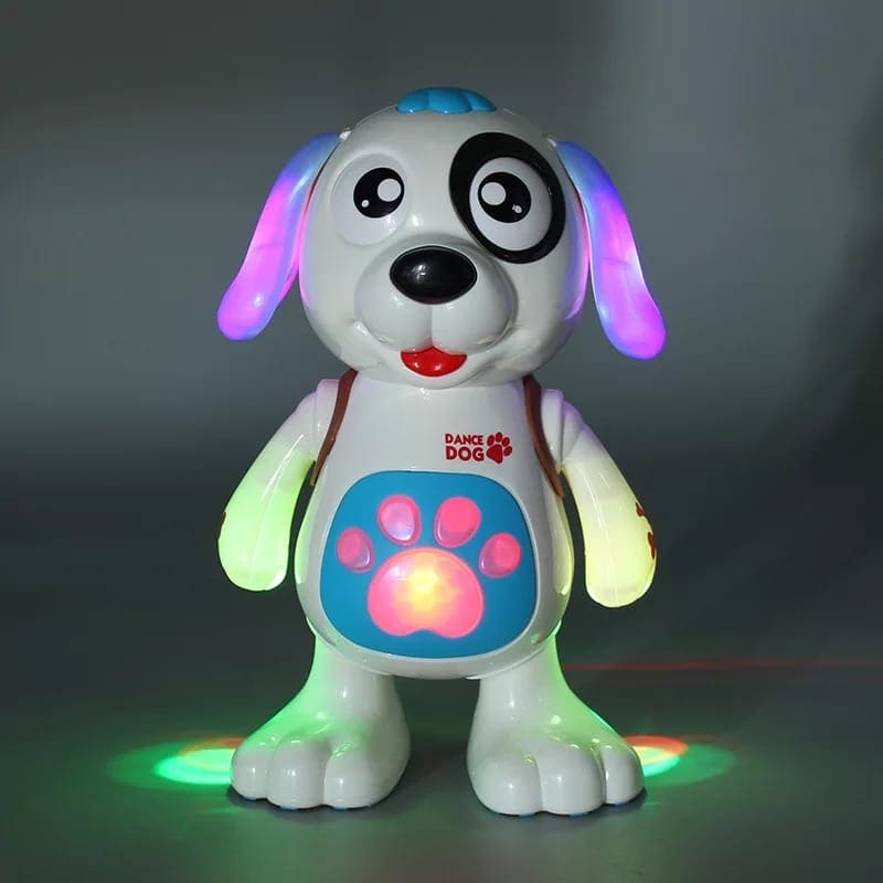 Electric Music Dancing Remote Control Robot Dog, Electric Music Dancing Dog Interactive Educational Toys for Children, Cute Electric Toy, Music Light Dancing Robot Dog