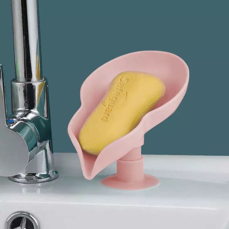 Creative Self Draining Soap Holder, Creative Sponge Holder, Bathroom Soap Container, Drill Free Soap Sponge Storage