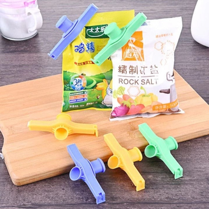 Sealing Bag Clips, Portable Package Food Storage Resealer, Dispense Nozzle Clip, Food Bag Sealer, Fresh Sealer Clamp Tools