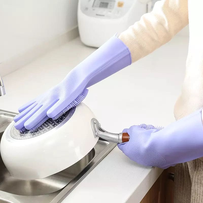 Washing Gloves, Silicone Dish Washer, Hand Gloves For Cleaning