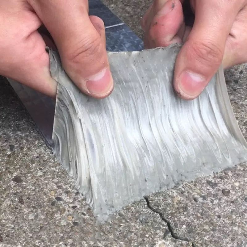Aluminum Foil Butyl Rubber Tape, High Temperature Waterproof Leak Proof Tape, Nano Self Adhesive Tape, Duct Wall Crack Repair Flex Tape