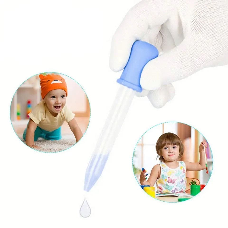 Children Using Liquid Dropper Baby Feeding Dropper, Silicone Soft Head Pipette Liquid Food Dropper ...