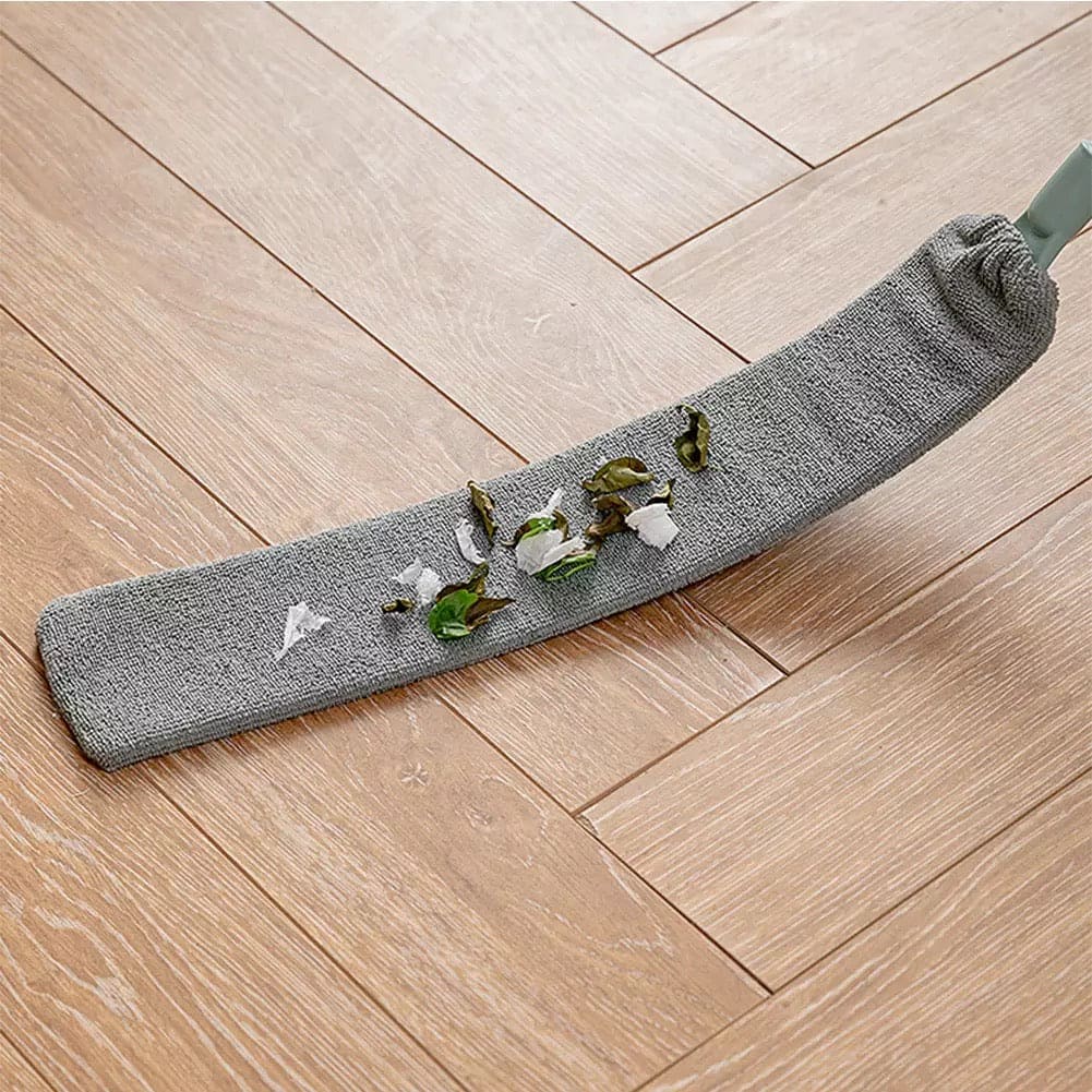 Long Handle Cleaning Duster, Bedside Dust Brush Long Handle Mop Household Bed Bottom Gap Clean Fur Hair Sweeping Dusty Microfiber Duster
