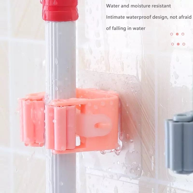 Wall Mounted Mop Holder, Mop Hook Storage Clip, Broom Wall Hanger β eveen.pk