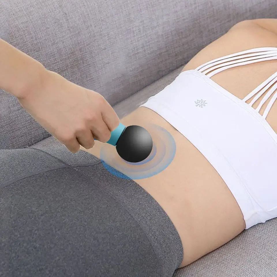 Mini Therapy Massager, Mini Pocket Electric Fascial Massager, Mini Handheld Massager, Electric Muscle Percussion Device, Portable Mini Frequency Massage Gun