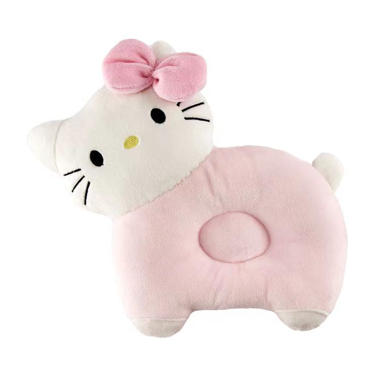 Lovely Cartoon Baby Shaping Pillow, Soft Breathable Infant Toddler Headrest Baby Pillows, Cartoon Anti-fall Toddler Cushion Travel Pillow, Baby Memory Foam  Pillow With Hole, New Born Baby Comfy Sleep Pillow