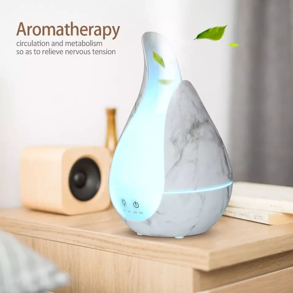 Wooden Aroma Room Humidifier, Aroma Essential Oil Diffuser, 200ml Ultrasonic Cool Mist Humidifier