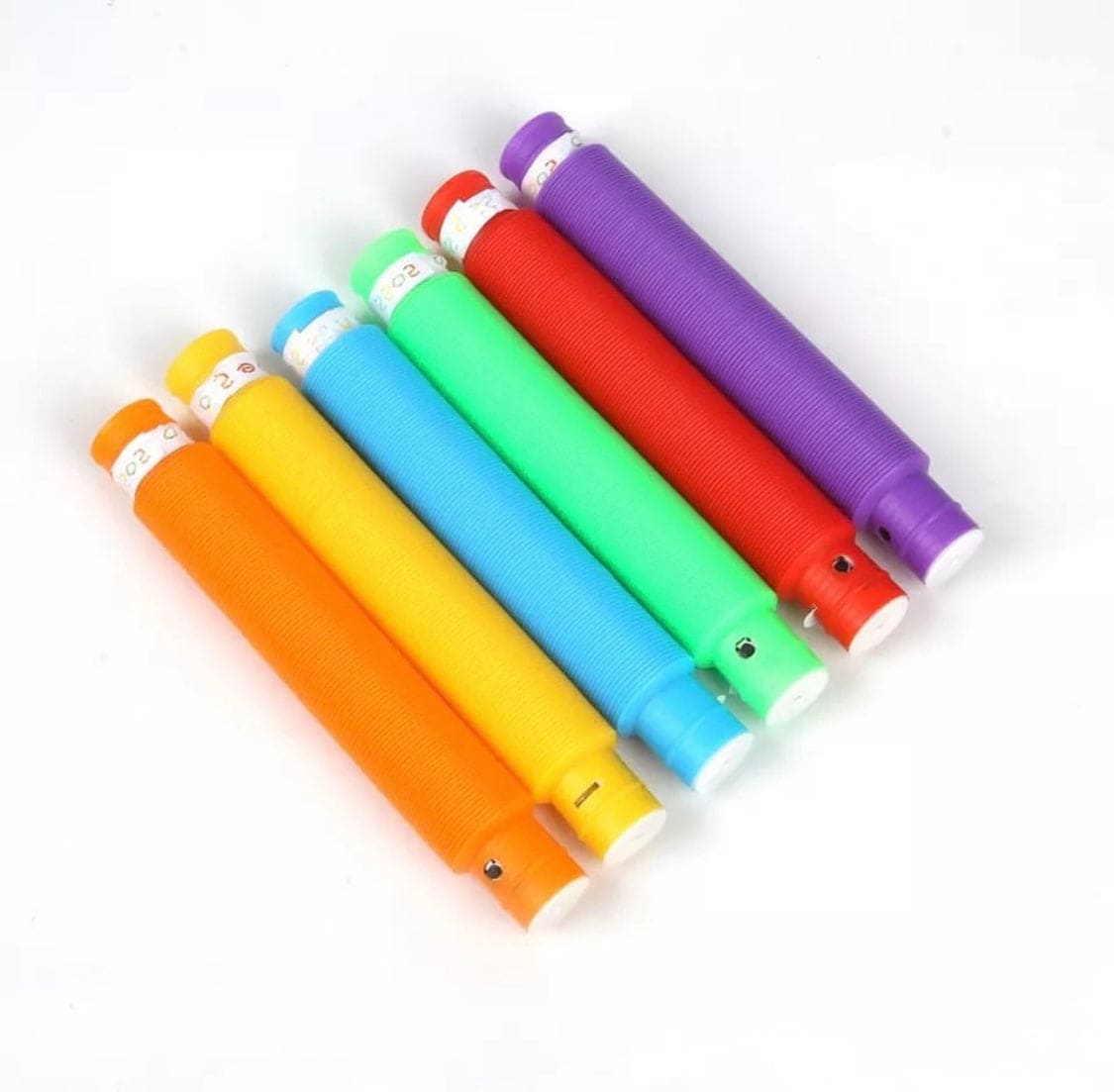 Fidget Color Tube Toy, Squeeze Push Bubble Sensual Adult Decompression, Simple Dimple Anti-Pressure Fidgets Children's Toys