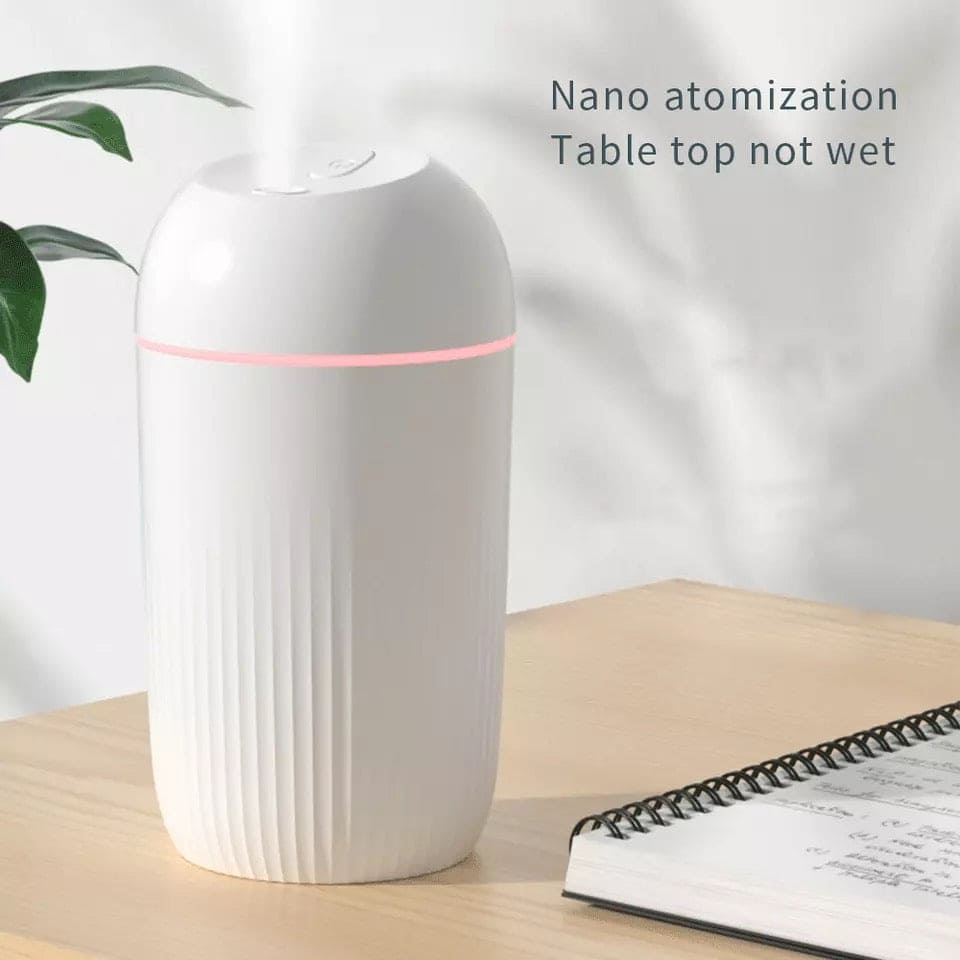 Large Capacity Silent Air Humidifier, Colorful Night Light USB Plug Aroma Diffuser, Ultrasonic Mist Humidifier, Aroma Essential Oil Diffuser, USB Mist Maker