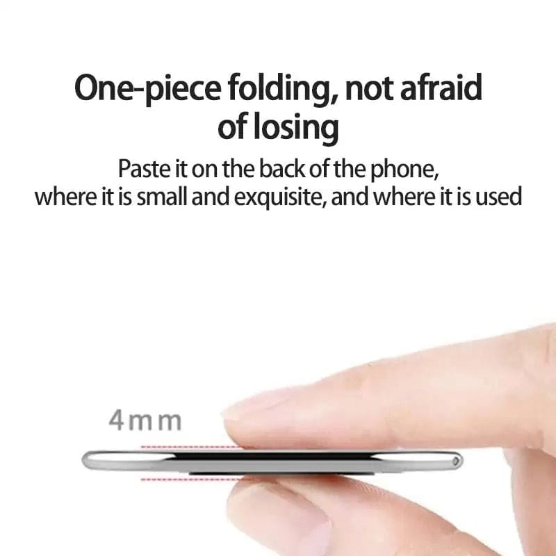 Double Magnetic Phone Holder, Foldable Desk Stand For Mobile Phone, Metal Car Phone Bracket Holder, Lazy Simplicity Convenient Stand, 360 Rotation Foldable Phone Stand, Retractable Magnetic Ring Holder