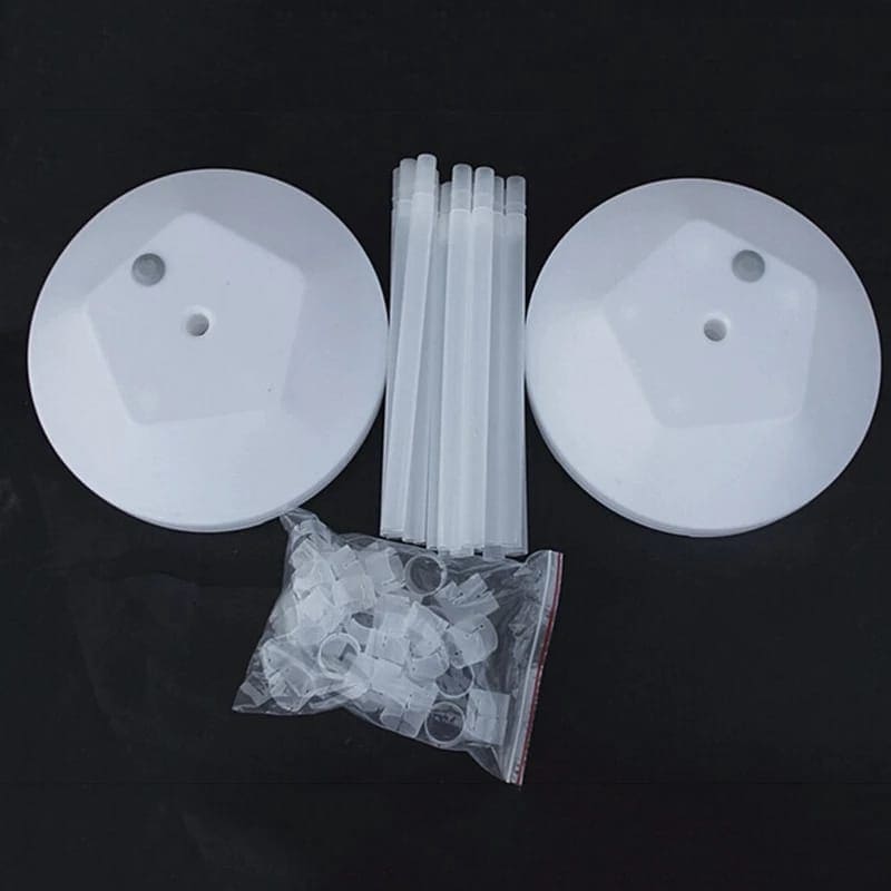 Balloon Arch Kit Stand For Wedding, Birthday Party Decoration Balloon Column Kit Stand, Plastic Balloon Arch Stand With Base And Pole For Latex Balloons Holder, Large Set Arch Column Stand