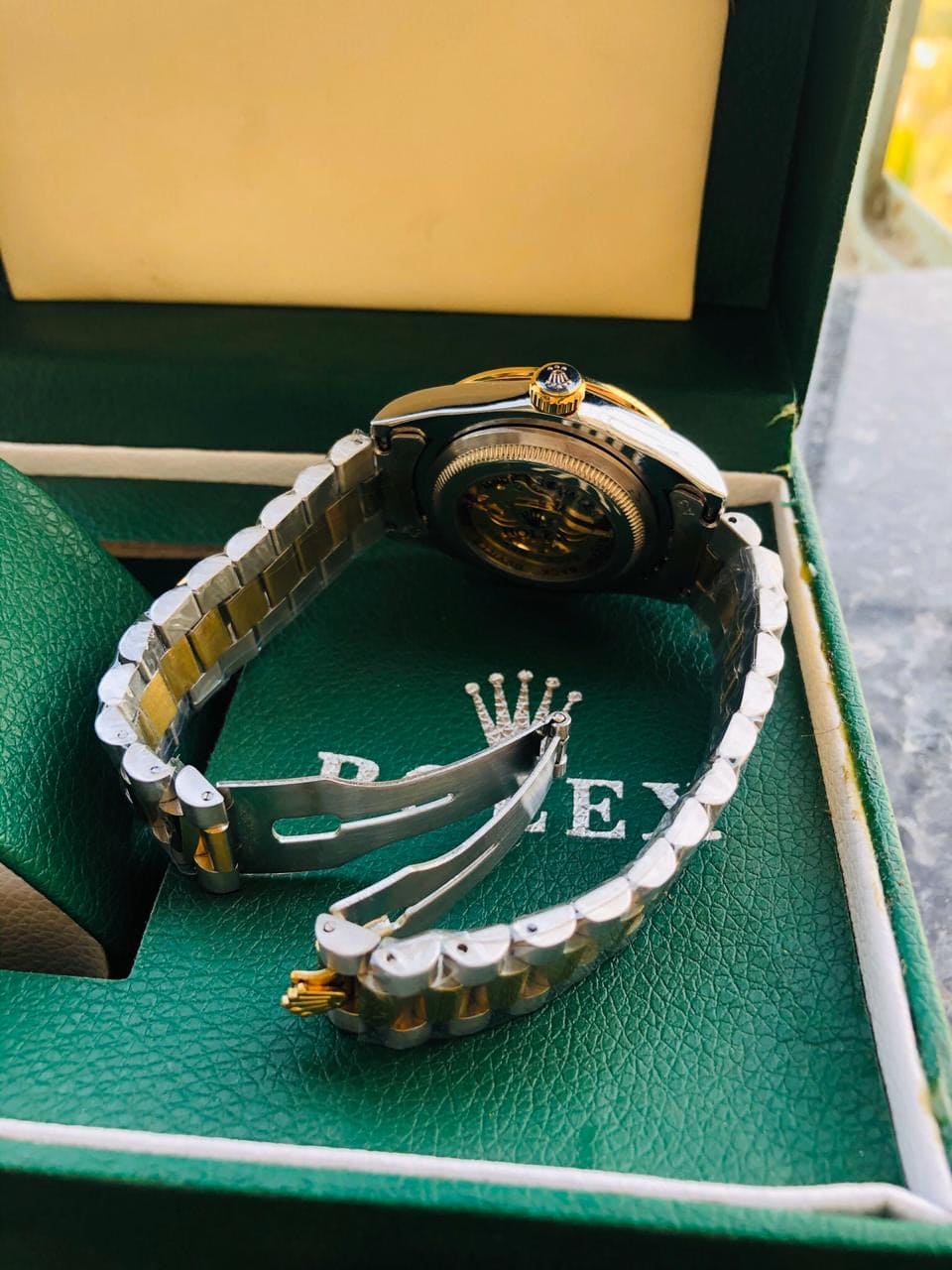 Automatic Luxury Men's Watch, Round Dial Classic Analog Watch, Stainless Steel Wrist Watch for Men, High Quality Male Wrist Watch