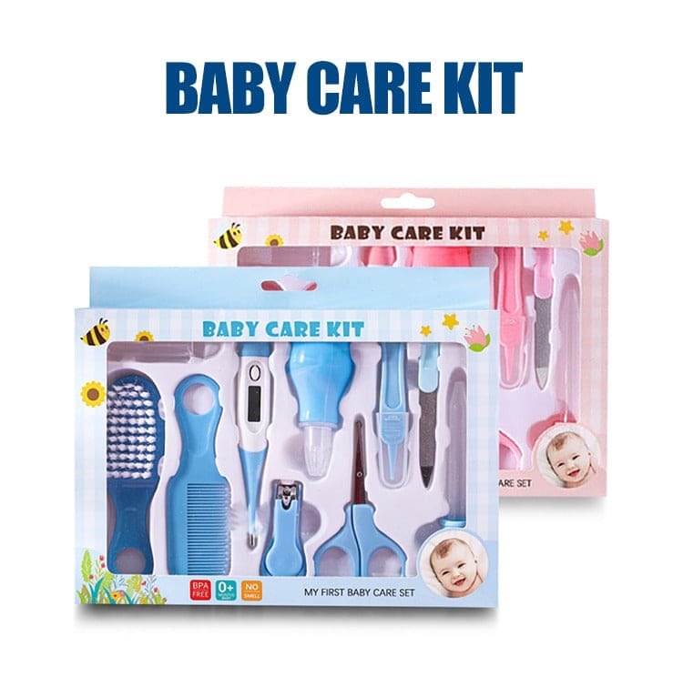 Set Of 13 Newborn Baby Health Care Kit, Baby Grooming Kit, Portable Baby Safety Care Set, Newborn Essentials Nursery Care Set