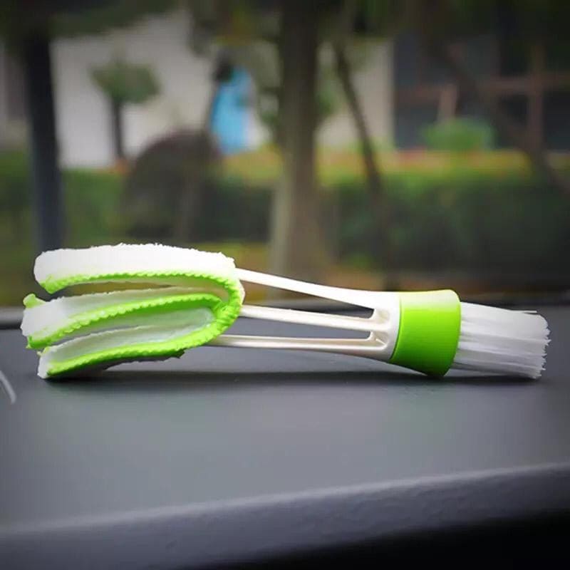 Duster For Car Air Vent, Automotive Air Conditioner Cleaner and Brush, Dust Collector Cleaning Cloth Tool