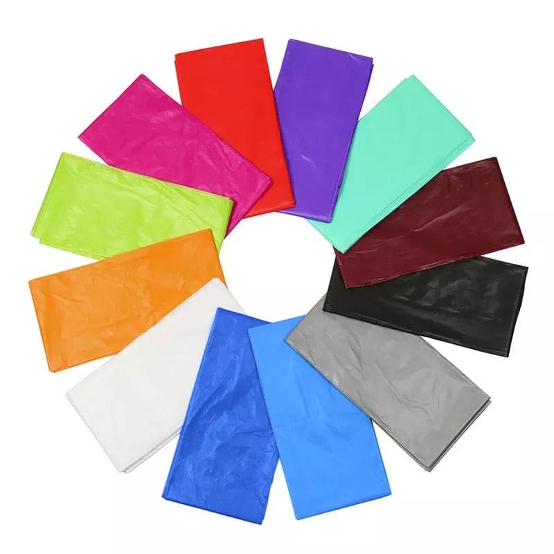 Plastic Disposable Table Cover, Birthday Tablecloth, Waterproof Table Sheets