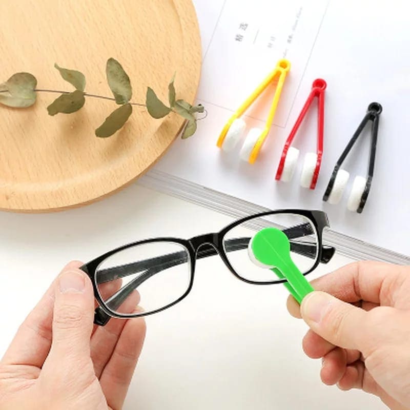 Mini Glasses Cleaning Wipe, Multifunctional Portable Super Soft Glasses Wipe, Double-sided Microfiber Glasses Brush, Microfiber Spectacles Cleaner, Microfiber Glasses Eyeglasses Cleaner