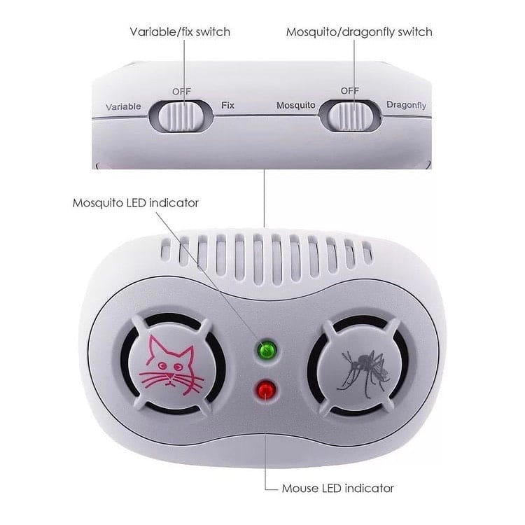 Mouse And Mosquito Repeller, Electronic Pests Repeller, Plug-In Indoor Pest Repellent