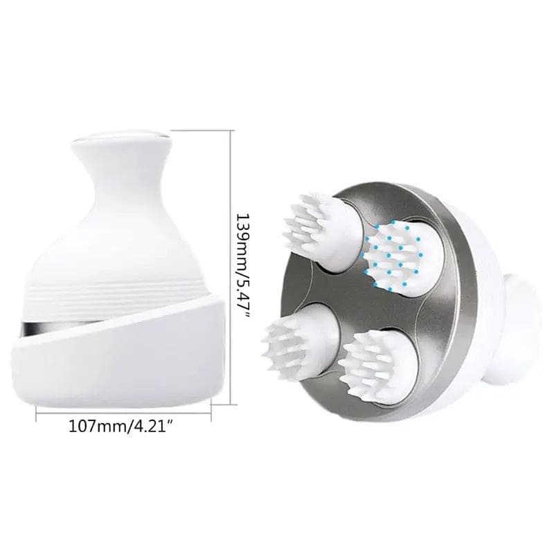 Cat Claw Head Massager, Electric Head Massager, Wireless Scalp Massager, Long Grasping Hand Scalp Massager, Automatic Rotate Massager, Portable Silicon Head Muscle Relaxing Device, Handheld Head Scratcher, Handheld Head Scratcher