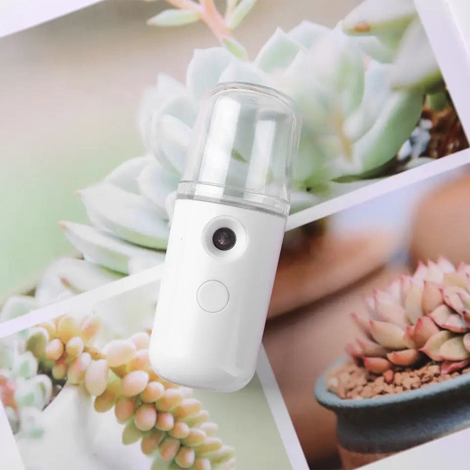 Face Humidifier Steamer, Mini USB Sprayer, Body Facial Spray, Portable Hydrating Beauty Sprayer, Handheld Face Air Humidifier, Rechargeable Nano Water Spray Bottle, Mini Steam Bullet Bottle, Disinfectant Atomization Tool, Nano Mist Sprayer Bottle