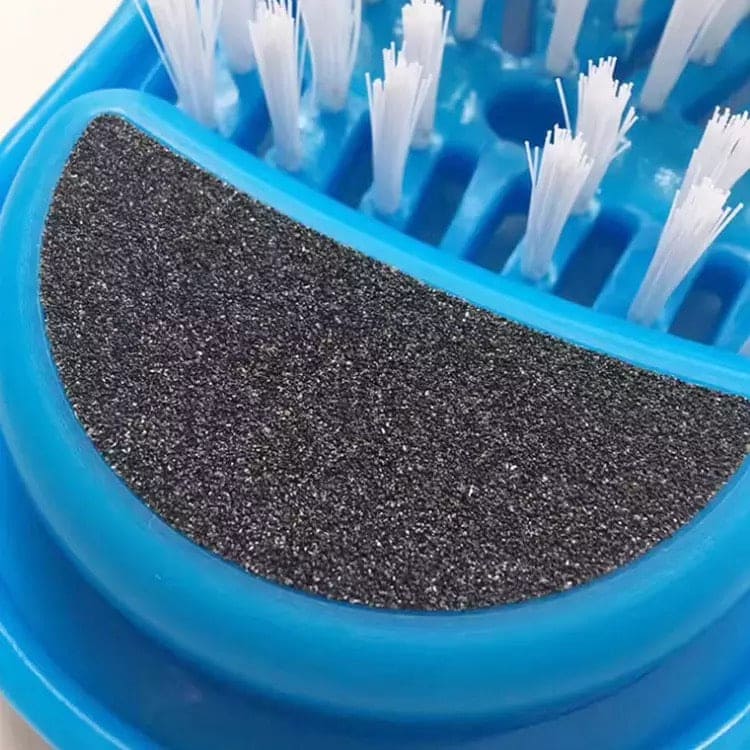 Bath Feet Slipper, Foot Cleaning Brush Slipper, Foot Scrubber Bath Shoe with Brush, Bathroom Massager Slipper, Room Foot Care Cleaning Scrubber Brushes, Pumice Stone Foot Scrubber