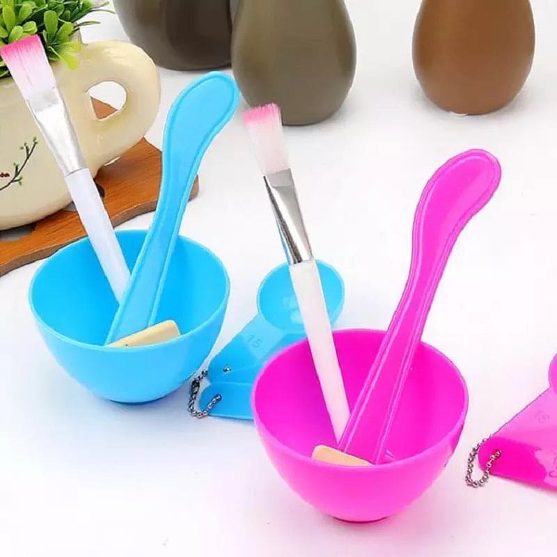Set Of 6 Facial Bowl Set, DIY Mixing Bowl, Beauty Tool, Skin Care Accessory, Silicone Cosmetic Facial Skin Care Tool