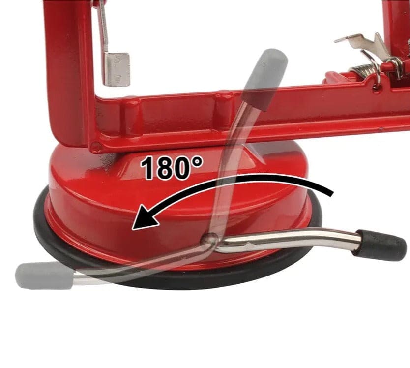 Spiral Potato Cutter, Manually Rotating Potato Tower Machine, Portable Quick Spiral French Slicer Cutter Bar, Vegetable Spiral Cutter Machine, Twist Fries Machine, Metal Peeler Corer Slicer, Creative Hand-shake Fruit Potato Peeler, Home Kitchen Gadget