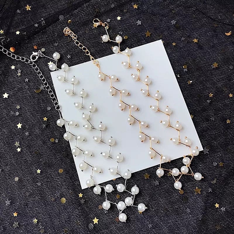 New Beads Women's Choker, Elegant Pearl Necklace For Women, Fashionable Neck Pendant For Girls
