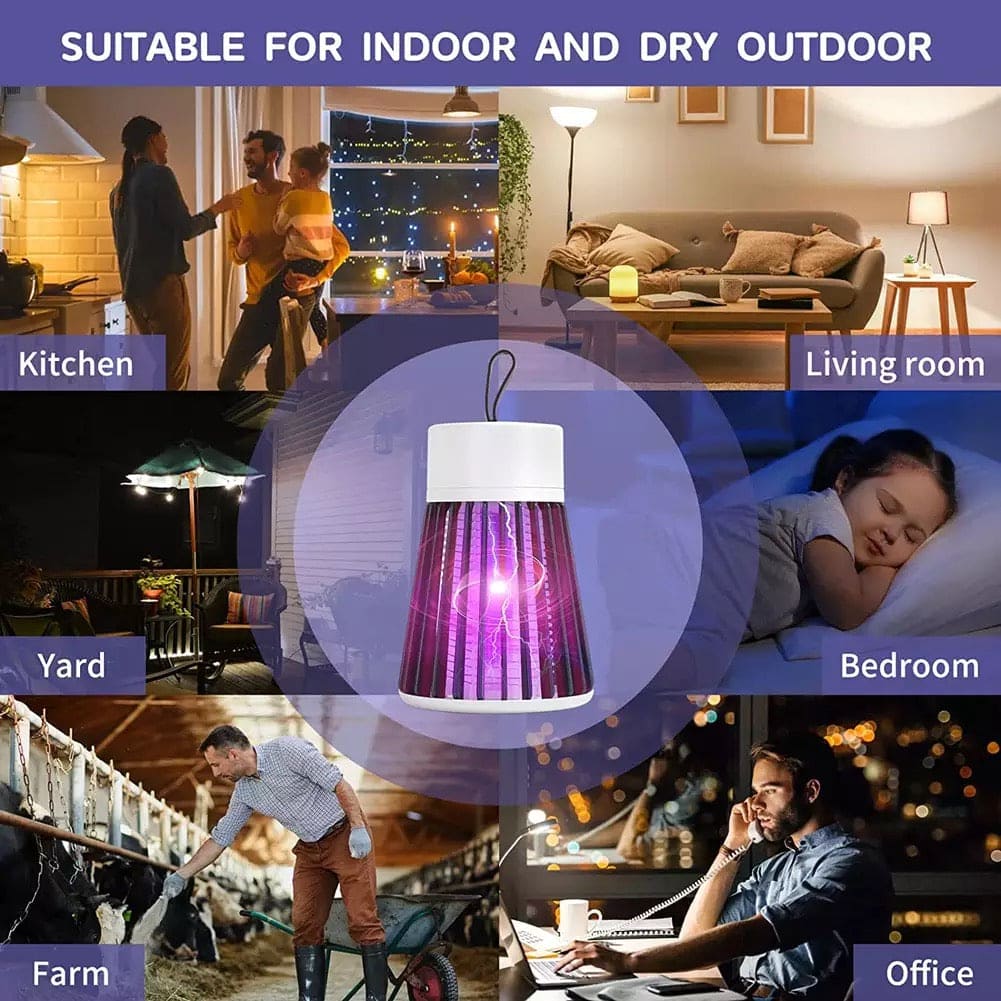 New Electric Shock Mosquito Killing Lamp, Electric Mosquito Bug Zapper, USB Anti Mosquito Killing Lamp