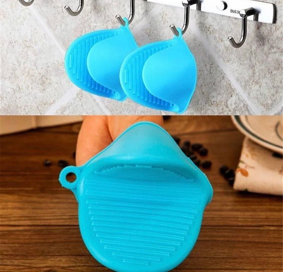 Set Of 2 Crab Pot Gripper, Silicone Heat Resistant Gloves Clips, Insulation Non Stick Anti Slip Pot Bowler Holder Clip, Bowel Holder Clip Oven Mitts, Cooking Baking Oven Mitts