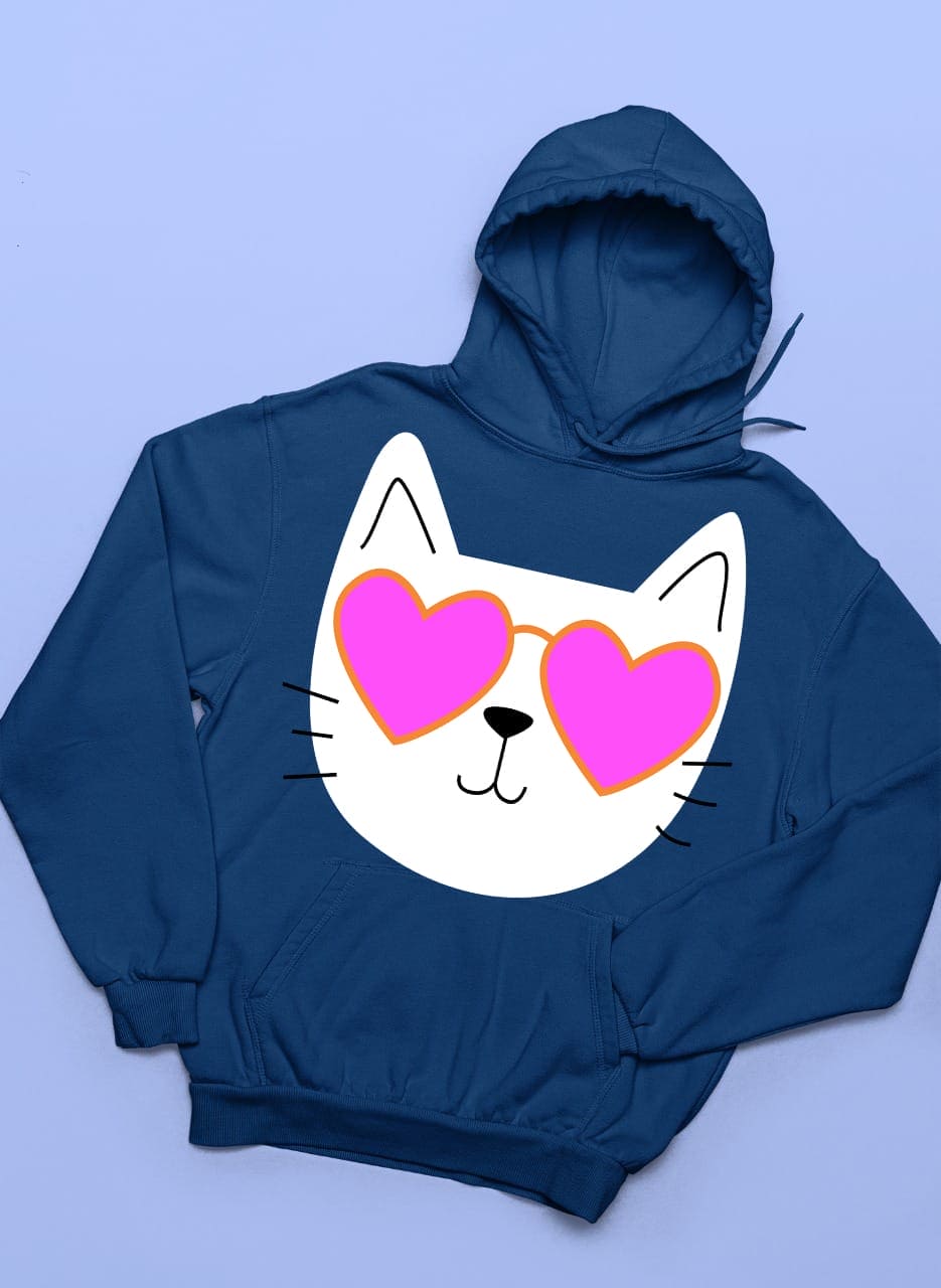 Catty Eyes Winter Warm Hoodies And Sweatshirts