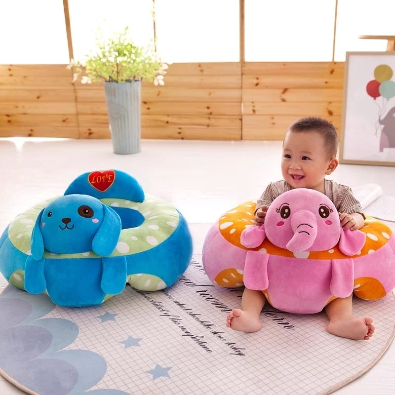Bean Bag Feeding Chair, Baby Chair Seat Sofa, Cartoon Seat Kids Baby Chair, Baby Sofa Covers for Children Safety