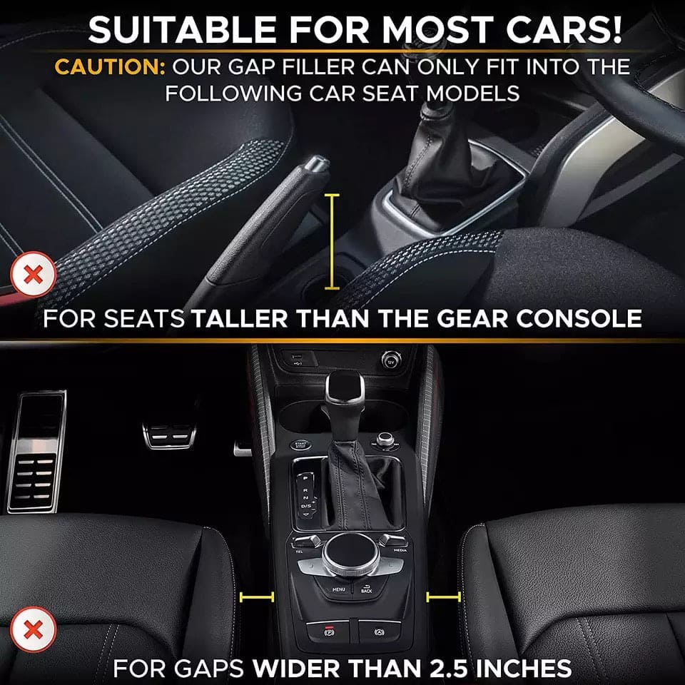 Set Of 2 Car Seat Storage Box, Car Slit Pocket, Left / Right Car Storage Box, Car Multifunctional Storage Box, Car Clearance Storage Box,  Car Pocket Organizer, Car Seat Organizer, Gap Filler Pocket