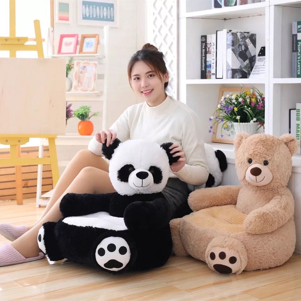 Plush soft Animal Sofa, Children's Plush Cartoon Character Seat, Cute Baby Sofa Seat for Kids
